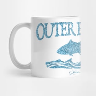 Outer Banks, North Carolina, Bluefin Tuna Leaping Over Waves Mug